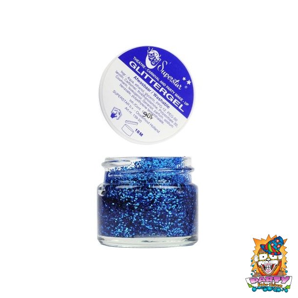 Glittergel i bl