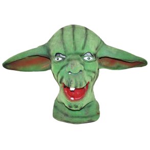 Gr�n Alien Maske