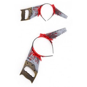 Hrbjle med blodig sav