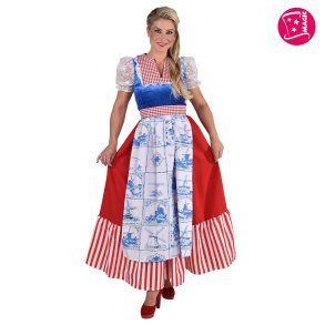 meget Lang Tyroler-kjole Plus size