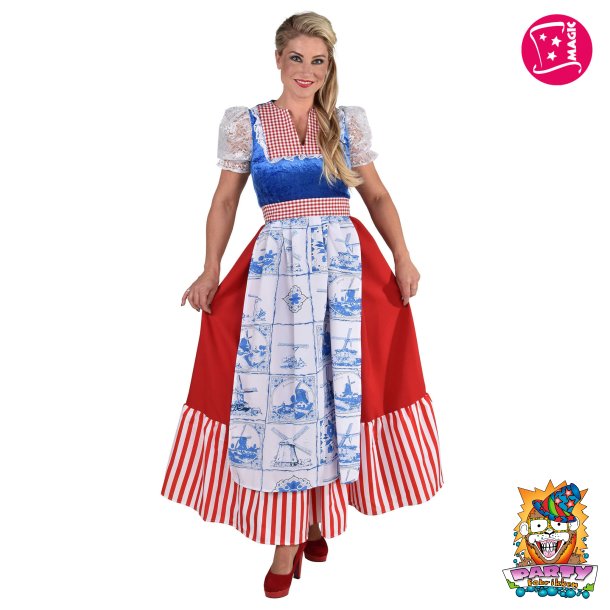 meget Lang Tyroler-kjole Plus size