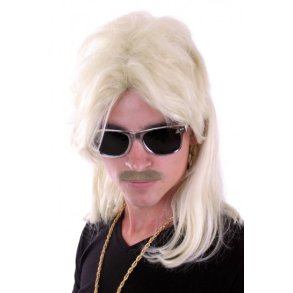 80'er paryk hvid
