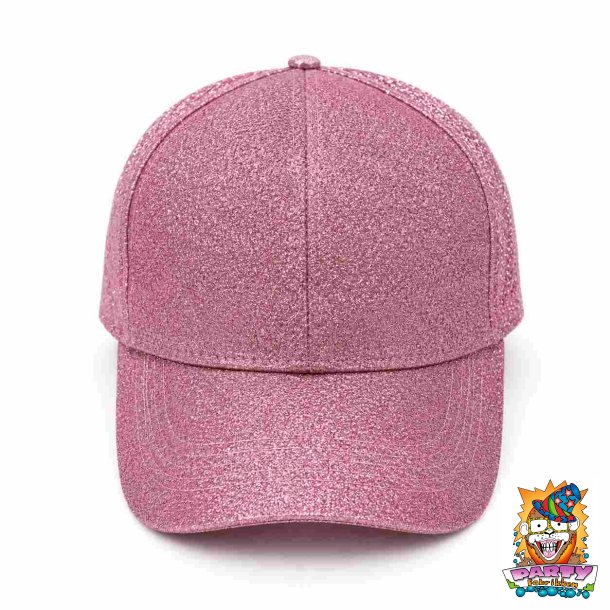 Kasket lyser�d med glitter