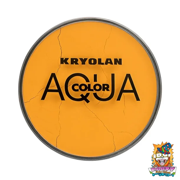 karrygul ansigtsmaling - tiger ansigtsmaling