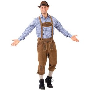 Lederhosen Luxus Lysbrun L�der