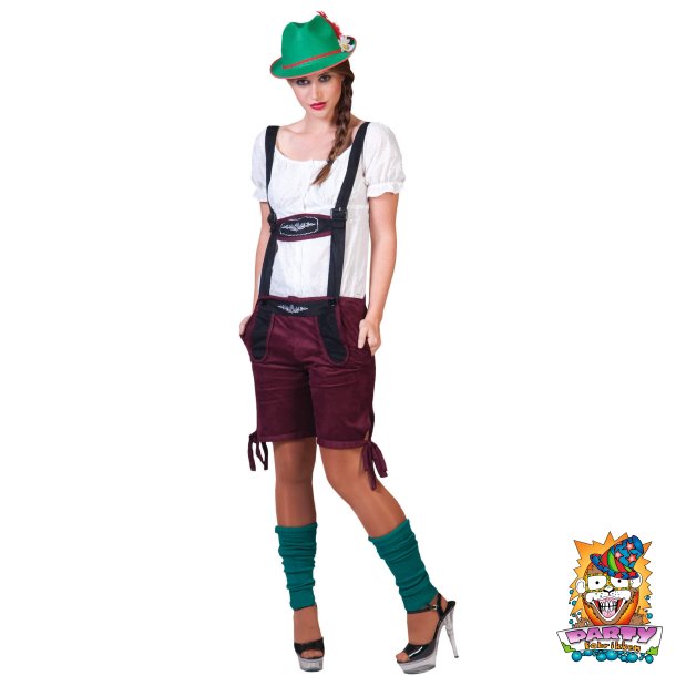 kn�lang lederhosen kvinder