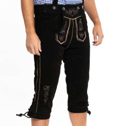 Peter Kn�lange sorte L�der lederhosen