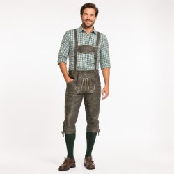 Retro Lederhosen i �gte l�der