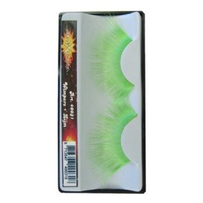 Kunstige jenvipper i grn (lange)