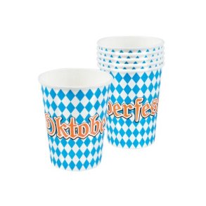 Oktoberfest papkrus,  6 stk