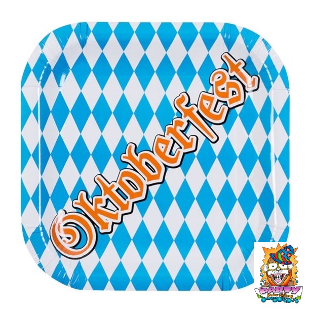 Oktoberfest paptallerkener 6 stk