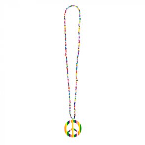 Perlehalsk�de med peacetegn