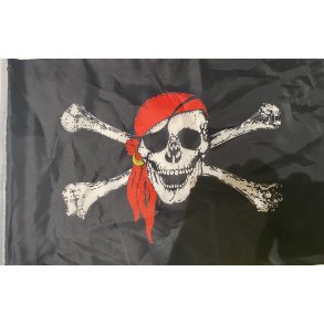 Piratflag p pind 45x30 cm. 