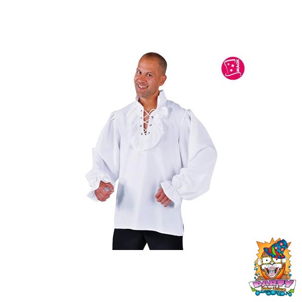 Pirat skjorte hvid