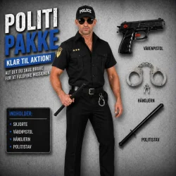 politipakken - samlet kostume