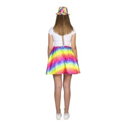 regnbue sk�rt pride sk�rt