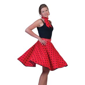 Rock'n Roll skirt R�d