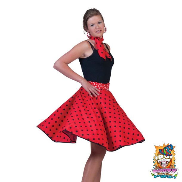 Rock'n Roll skirt R�d