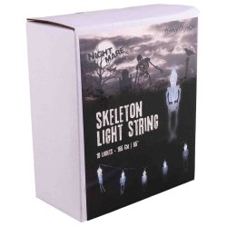 Lysk�de med 10 LED-skeletter