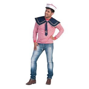 bl smandskrave med blt slips