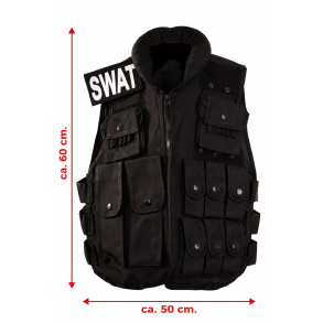 SWAT vest- Kostume luksus (Onesize)