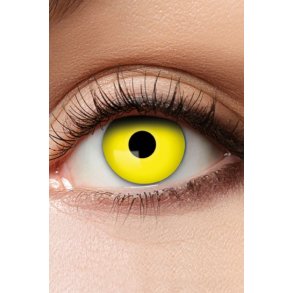 Farvede kontaktlinser Yellow crow eye
